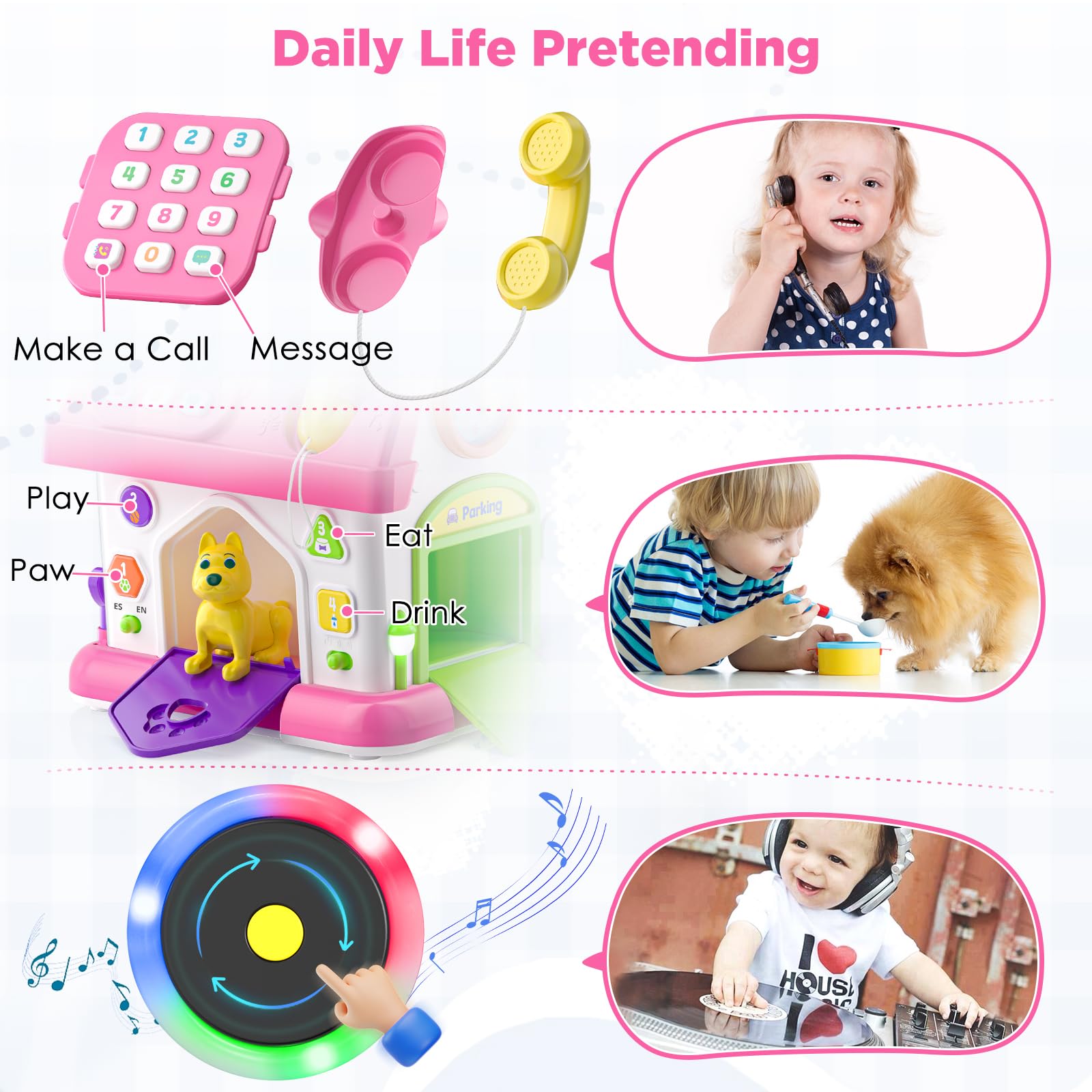 Vahome toy safe and durable design for little hands