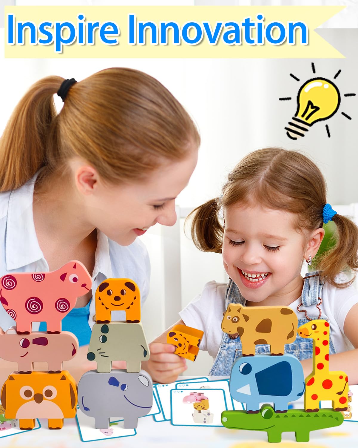 Vaiheng Montessori toddler puzzle play enhances hand-eye coordination and logical thinking.