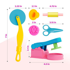 Vaike Kauss dough tools storage bag helps organize after play.