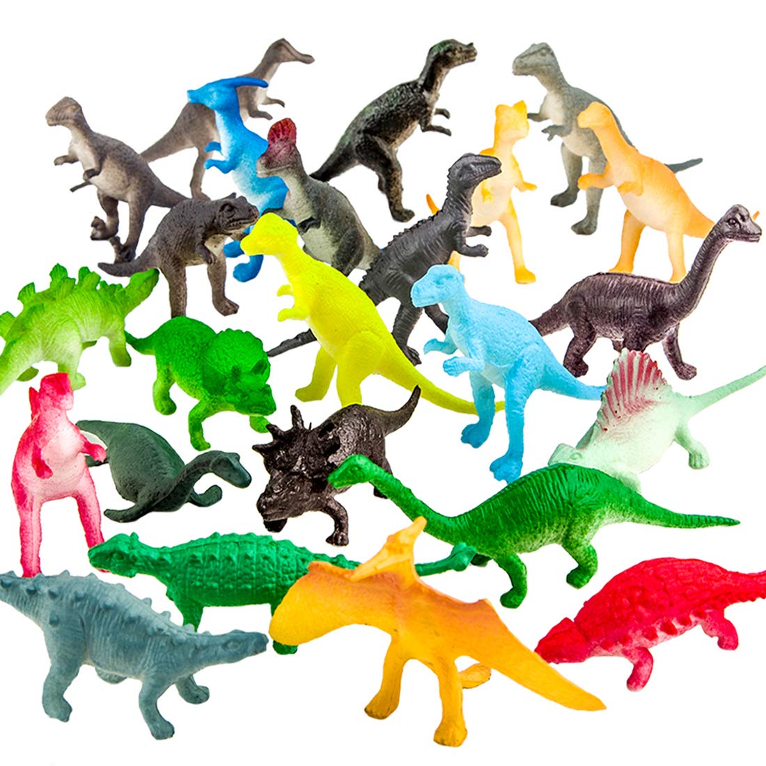 ValeforToy 82-piece dinosaur set with T-rex for party favors and cake toppers