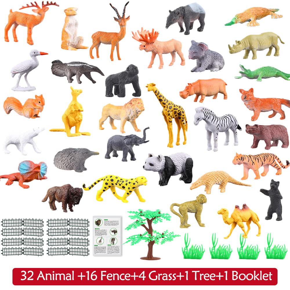 ValeforToy elephant figure with realistic features for early learning and storytelling.