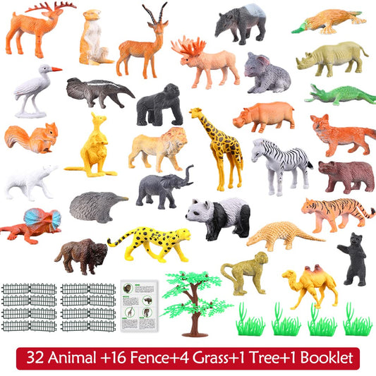 ValeforToy elephant figure with realistic features for early learning and storytelling.