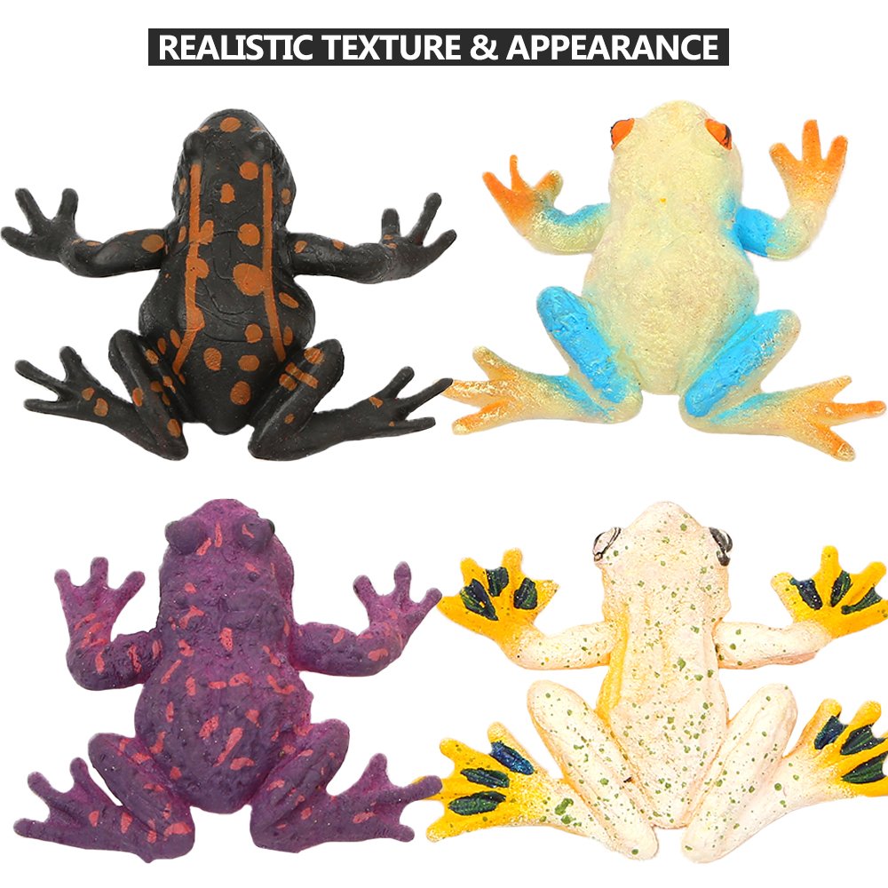 ValeforToy yellow mini rubber frog — compact 2-inch size for easy sharing.