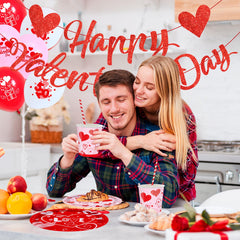 Valentine's Day party supplies balloons add playful volume to celebrations and photos.