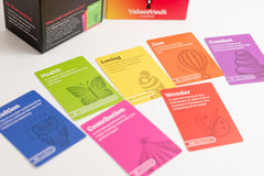 Closeup of Values Vault Cards category icons for quick value grouping