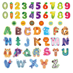 VAMOVISON 52pcs magnets on fridge for early literacy and play.