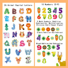 VAMOVISON animal-design letters to boost recognition during learning.
