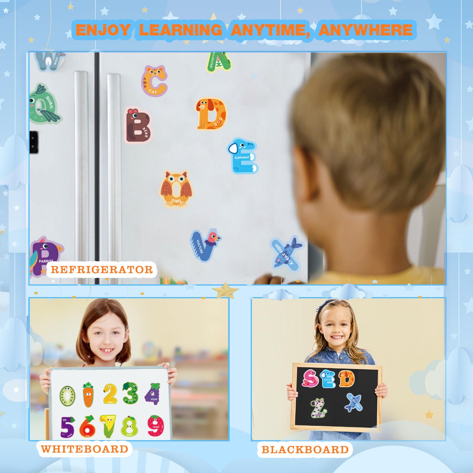 VAMOVISON gift-ready magnetic animals pack for ages 3 and up.