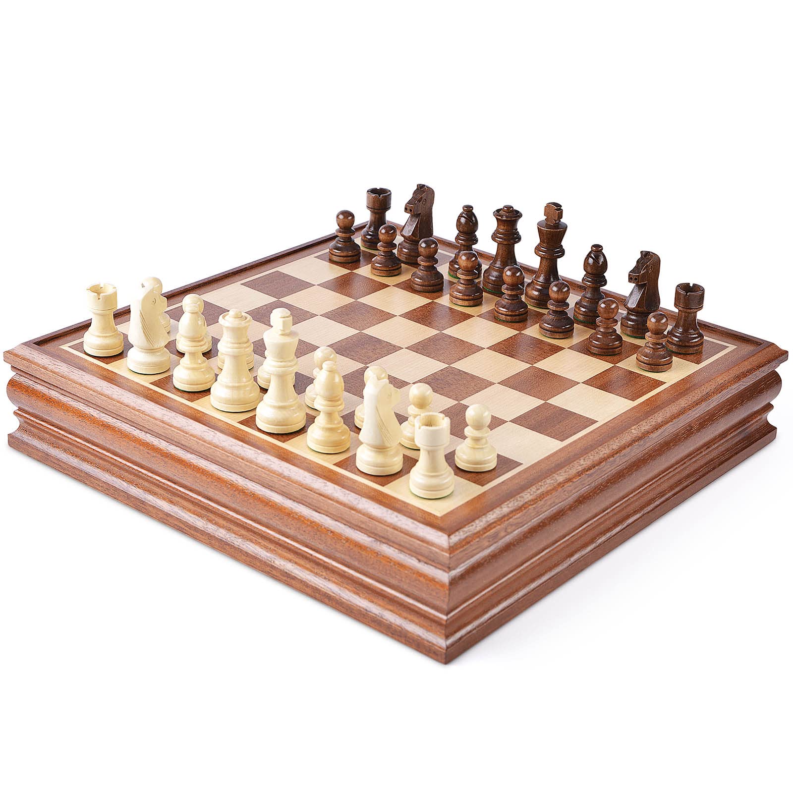 VAMSLOVE premium wood finish feels smooth during game sessions.