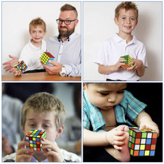Student solving the Vamslove 4x4x4 speed cube during a study break.