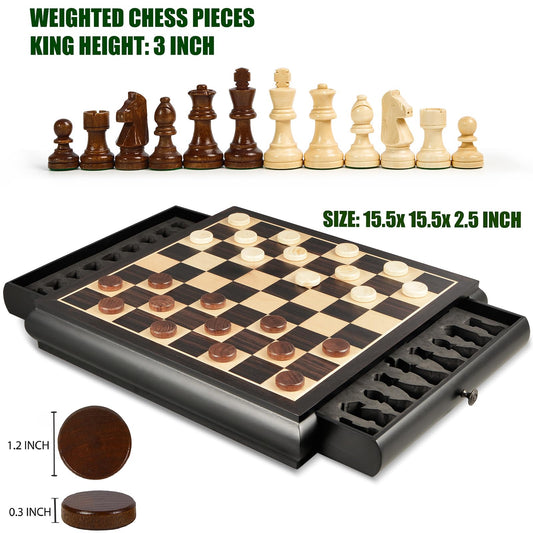 Vamslove weighted chess pieces provide stable, satisfying moves on each game