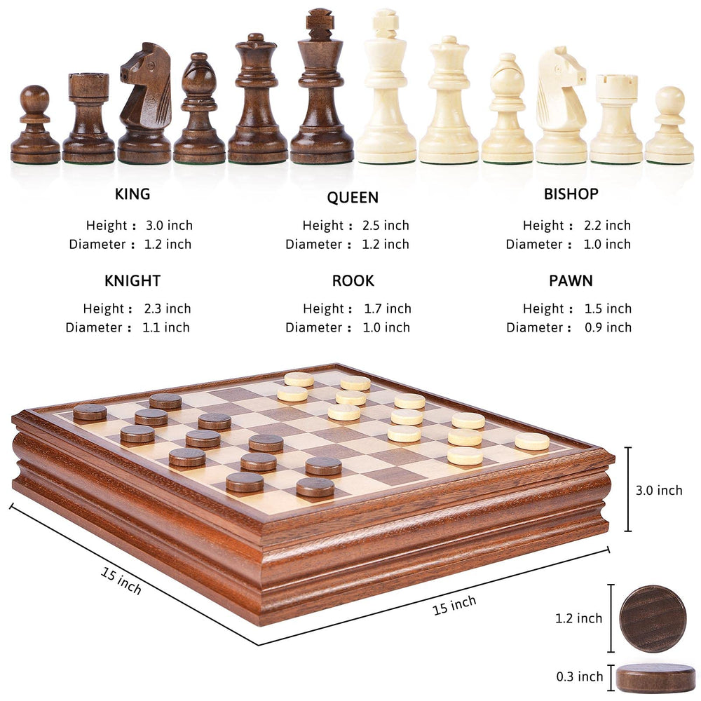 VAMSLOVE wooden 15-inch board showcases craftsmanship for home decor.