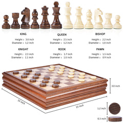 VAMSLOVE wooden 15-inch board showcases craftsmanship for home decor.