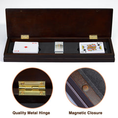 VAMSLOVE portable cribbage board with travel-friendly compact design