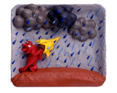 Van Aken Plastalina gray modeling clay color range supports vibrant artworks.