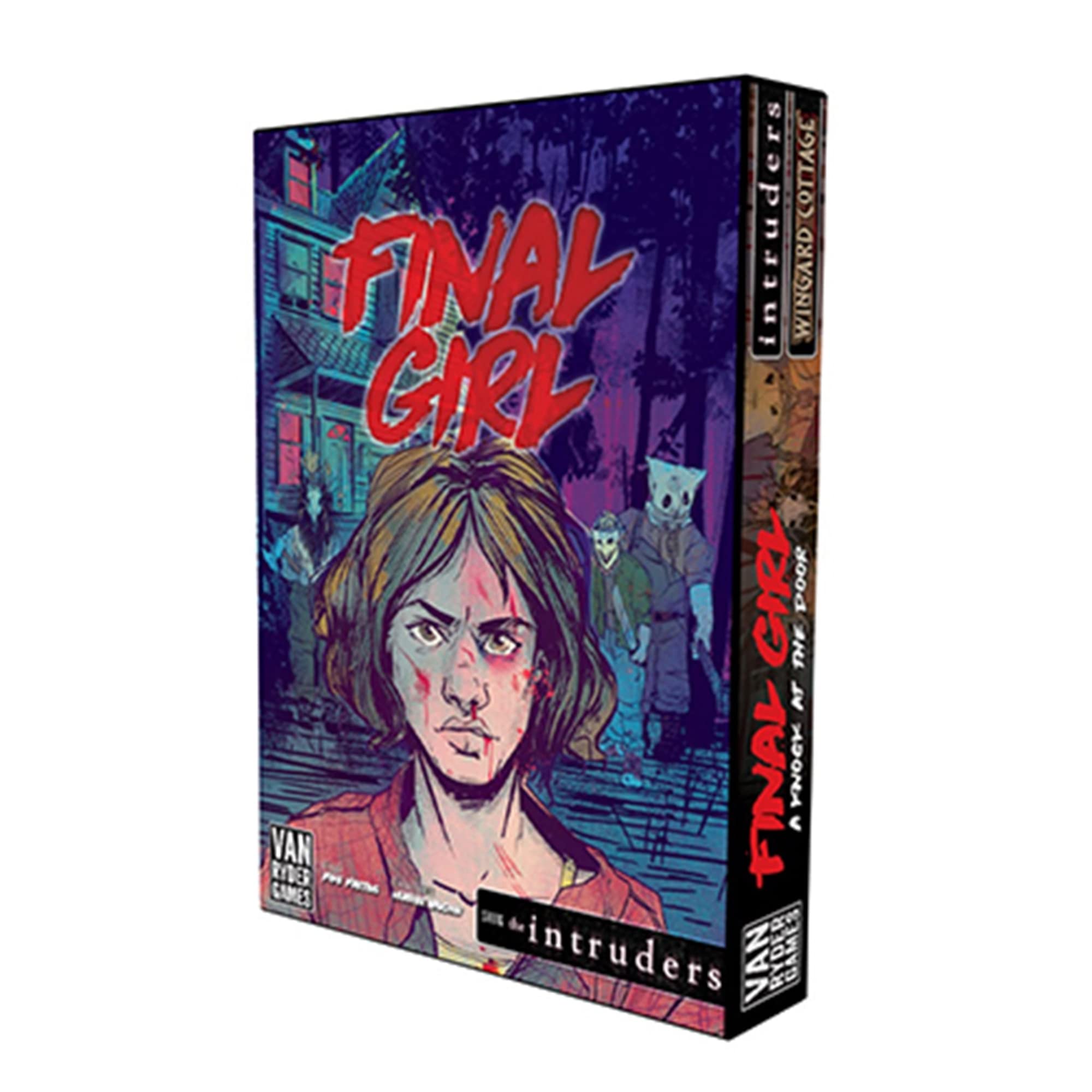 Van Ryder Games Final Girl: A Knock at The Door box front for immersive solo horror play.