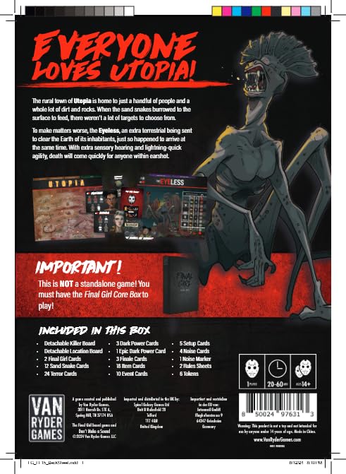 Van Ryder Games box contents teaser image hints at expansion and replayability.
