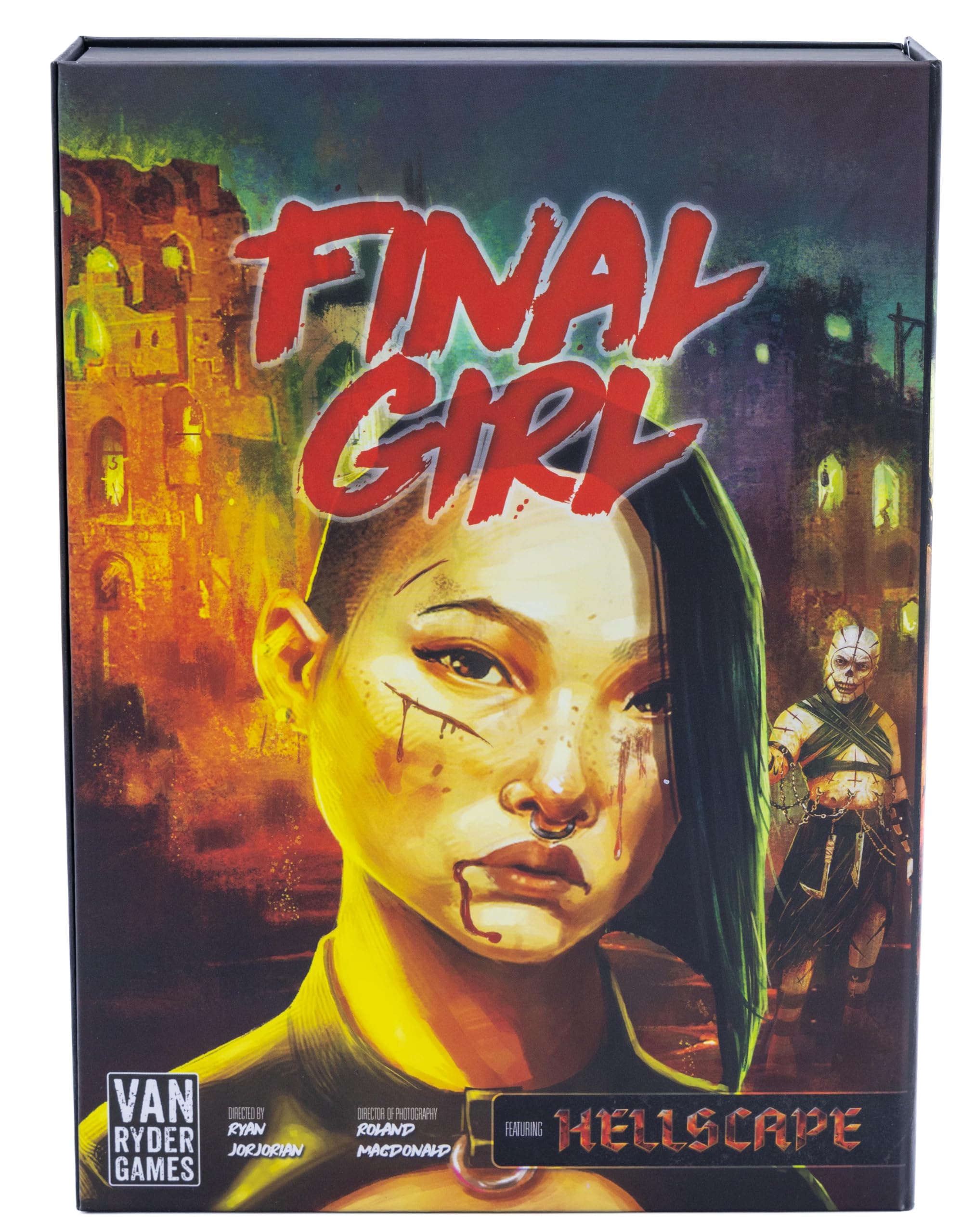 Van Ryder Games Final Girl Hell to Pay core box image enabling immersive solo horror play.