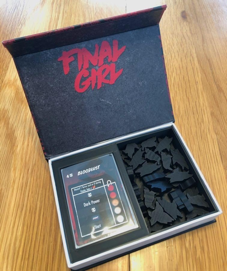 Final Girl: Terror From Above expansion contents visible, ideal for tabletop horror fans and suspenseful sessions