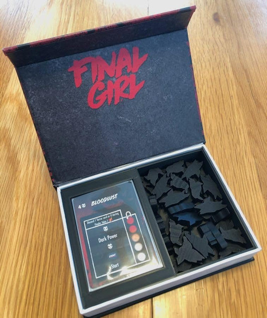 Final Girl: Terror From Above expansion contents visible, ideal for tabletop horror fans and suspenseful sessions