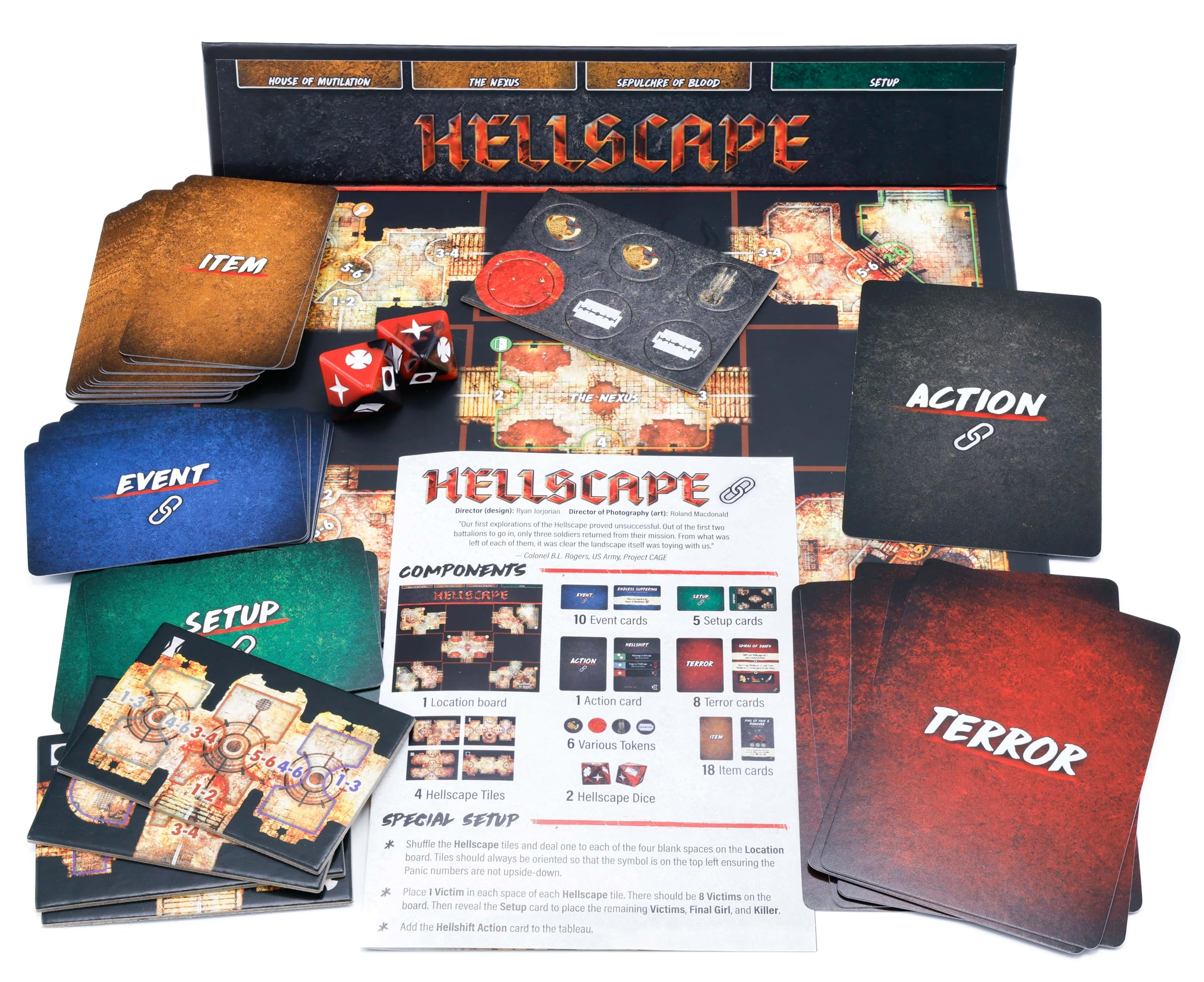Van Ryder Games solo night play setup promotes intense one-player storytelling.