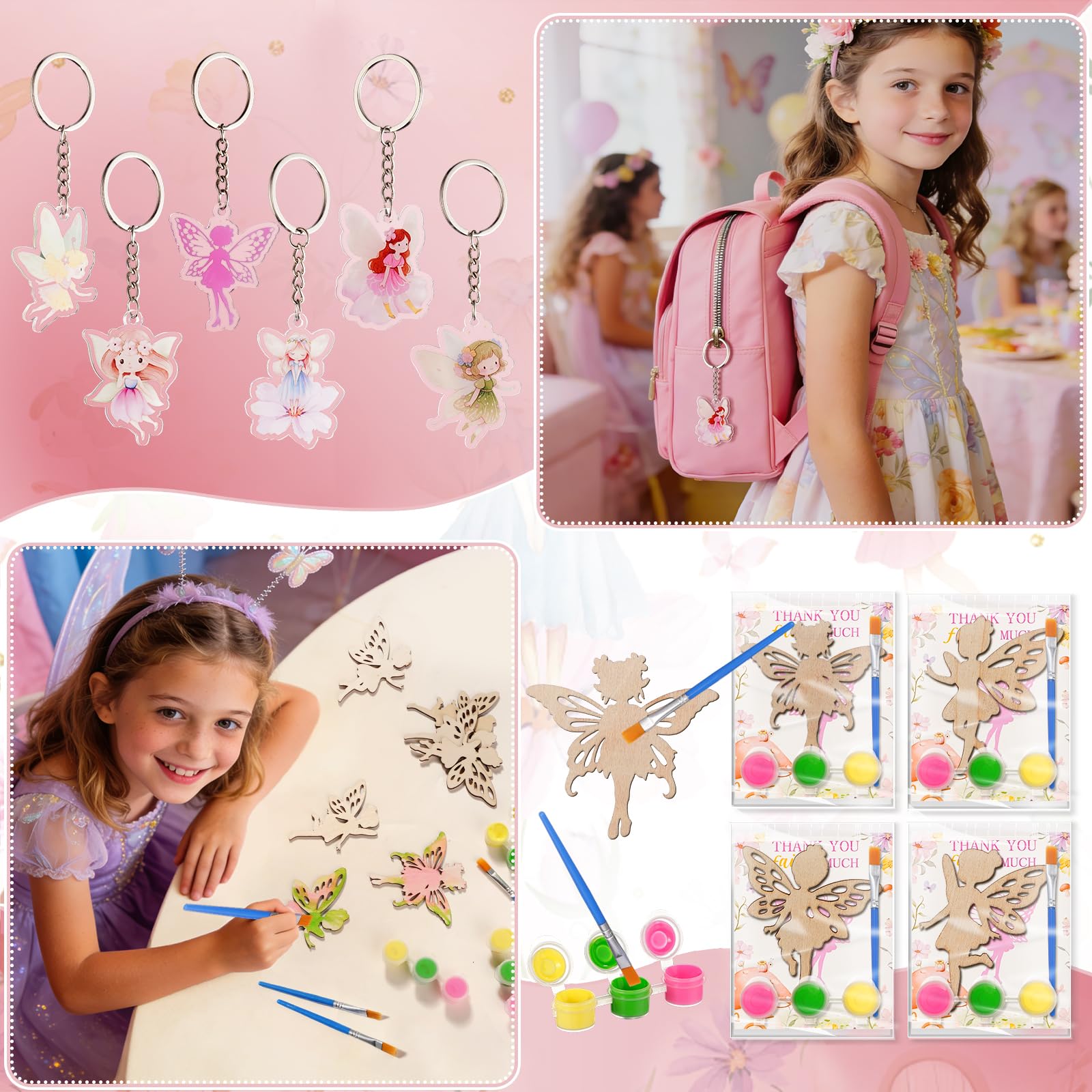 Vanblue fairy stickers – 50 eye-catching stickers for decorating notebooks and crafts.