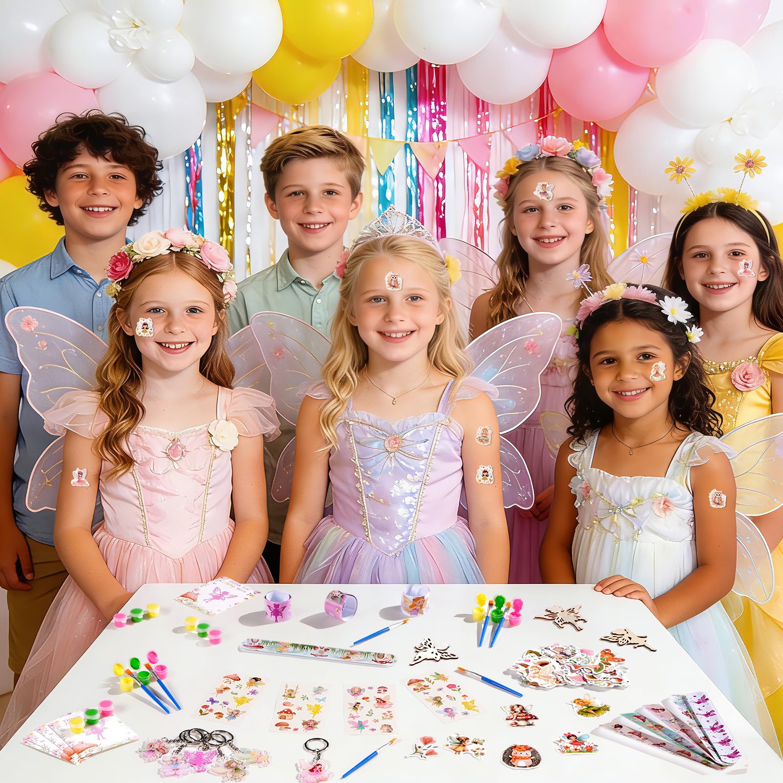 Vanblue temporary tattoos – whimsical designs for art sessions and dress-up.
