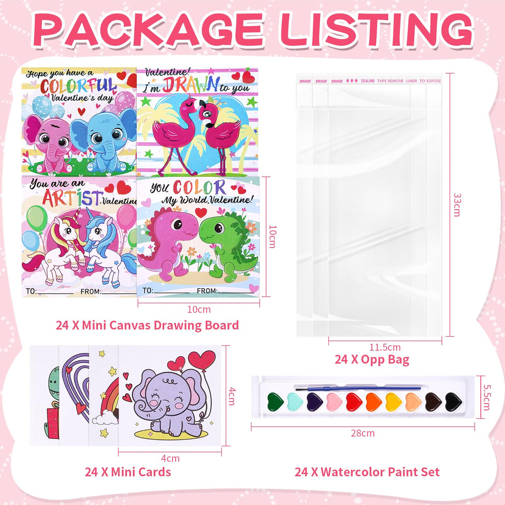 Vanblue valentines heart canvas back invites creative painting by kids.