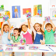 Vanblue self-sealing bags keep finished artworks organized for gifting.