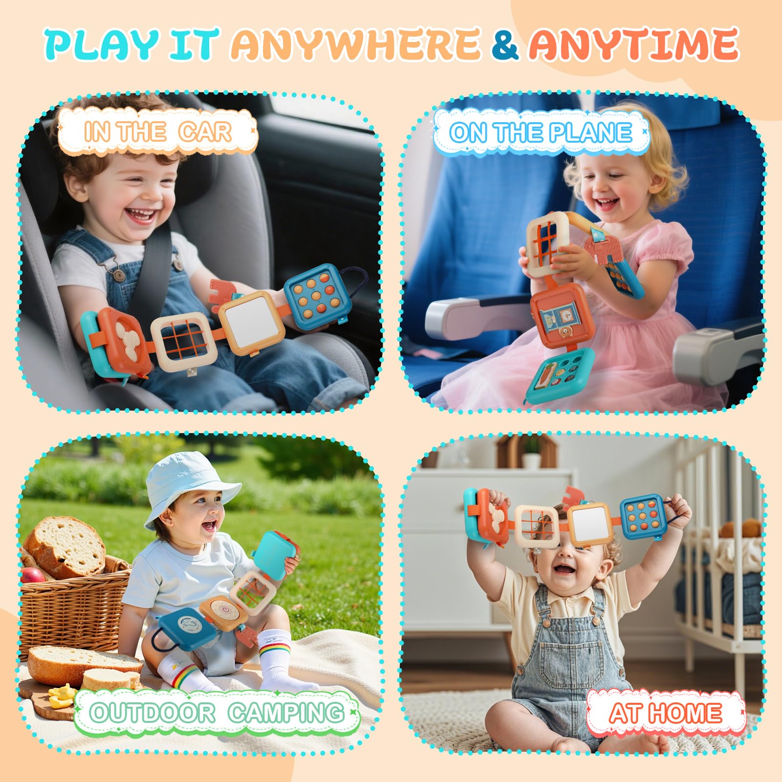 Vanchief Busy Board ideal gift for 0-3 years.