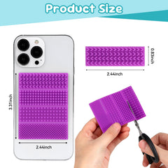 Vanelioris silicone calm strips show strong adhesion for desks.