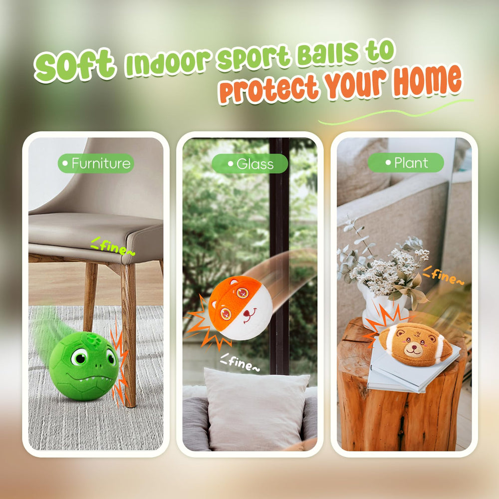 VangeBow ball set ideal for indoor and outdoor play and quiet homes