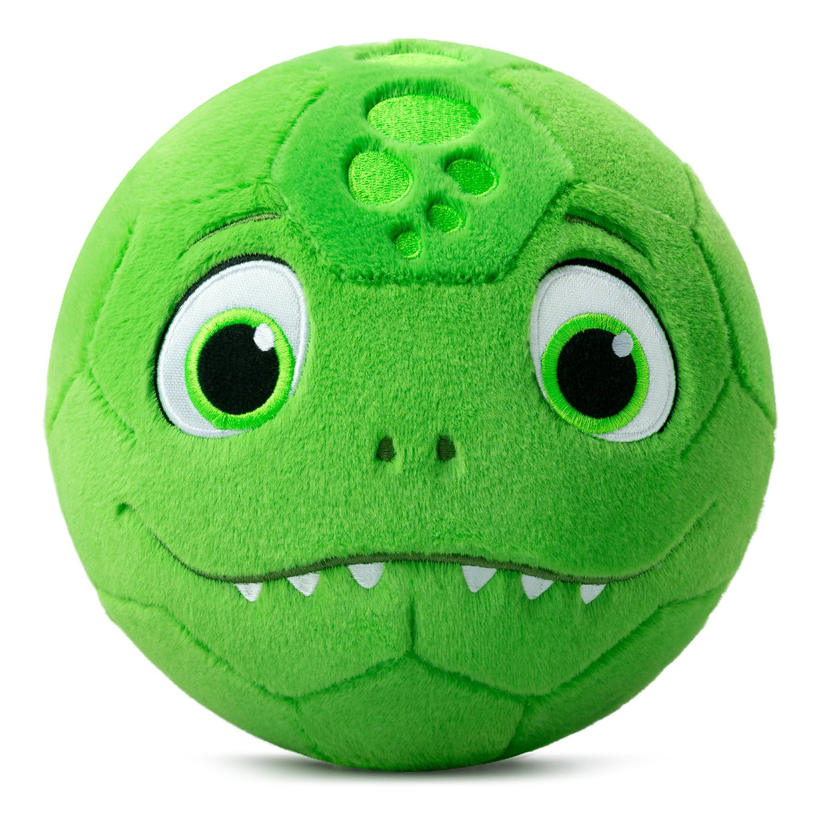 VangeBow Silent Dino Ball close-up, soft plush texture for safe indoor play