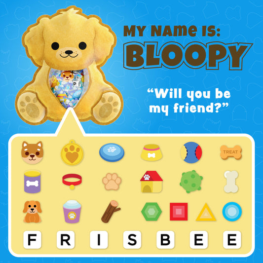 Vango BIZYBOO hidden objects card with visual prompts to guide play