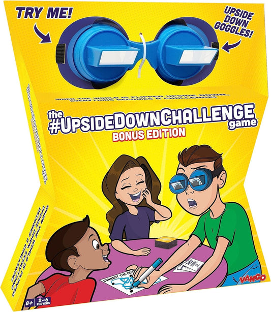 Vango UpsideDownChallenge glasses pack enhances family game night with upside-down perspective play.