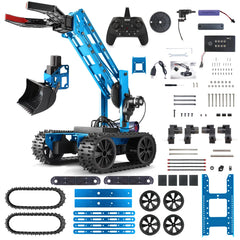 Vanlinny 4DOF robot arm assembly shows durable metal construction for long-lasting play