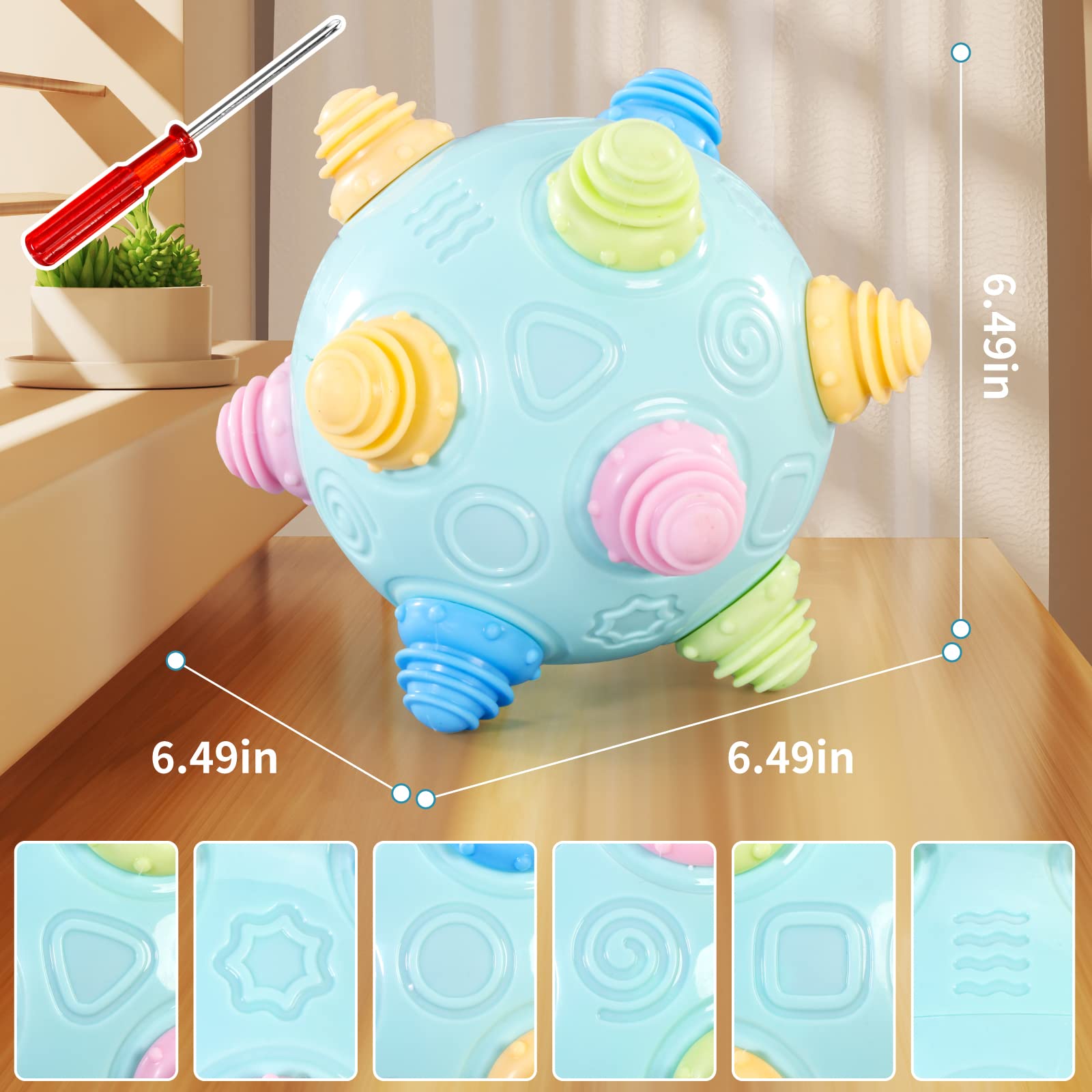 VANLINNY Bumble Ball battery compartment illustrates simple setup for quick play sessions.