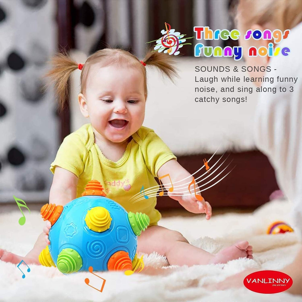 VANLINNY Buzz Ball textured surface supports grip and exploration.