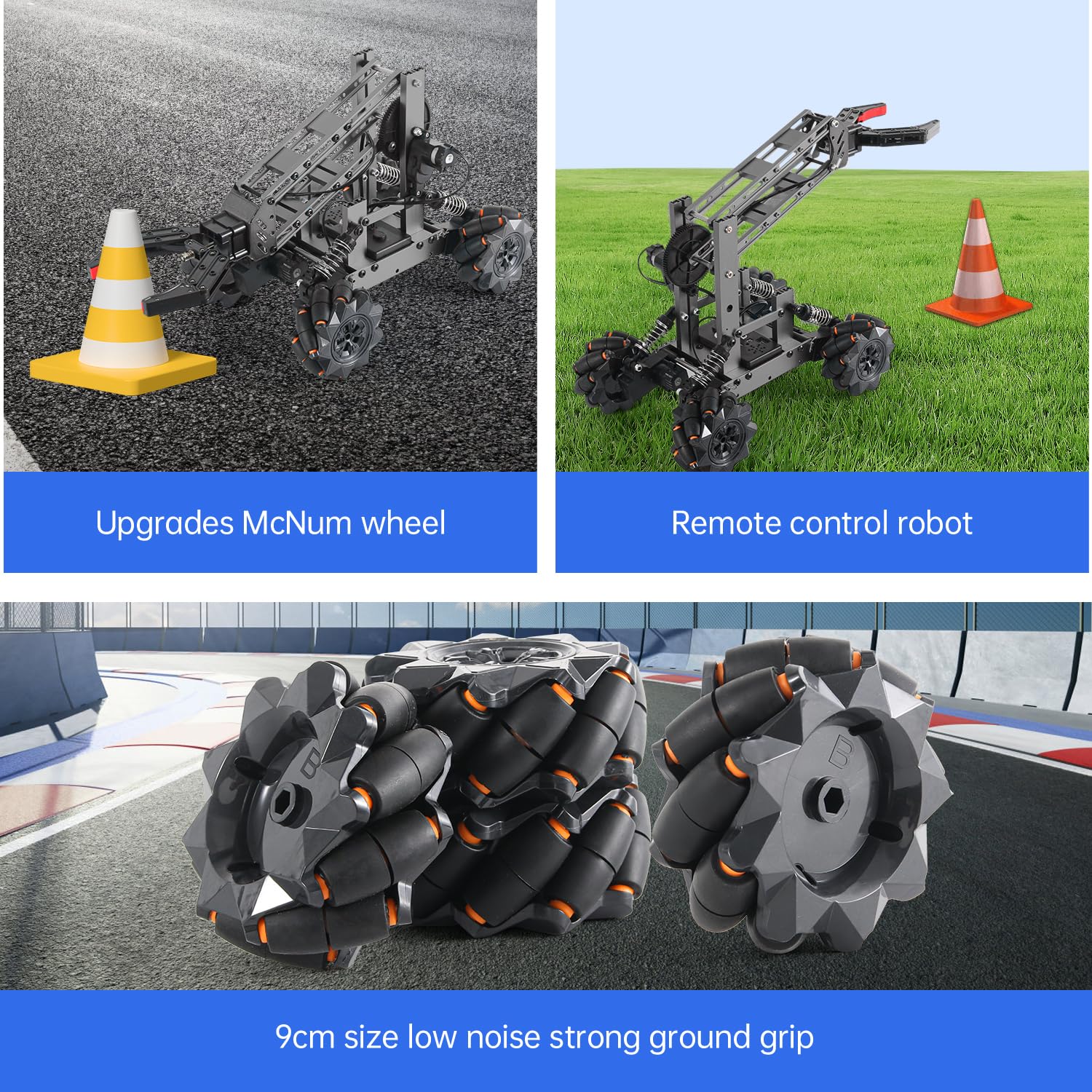 Vanlinny robotic arm kit remote control demonstrates long-range operation and precise movements