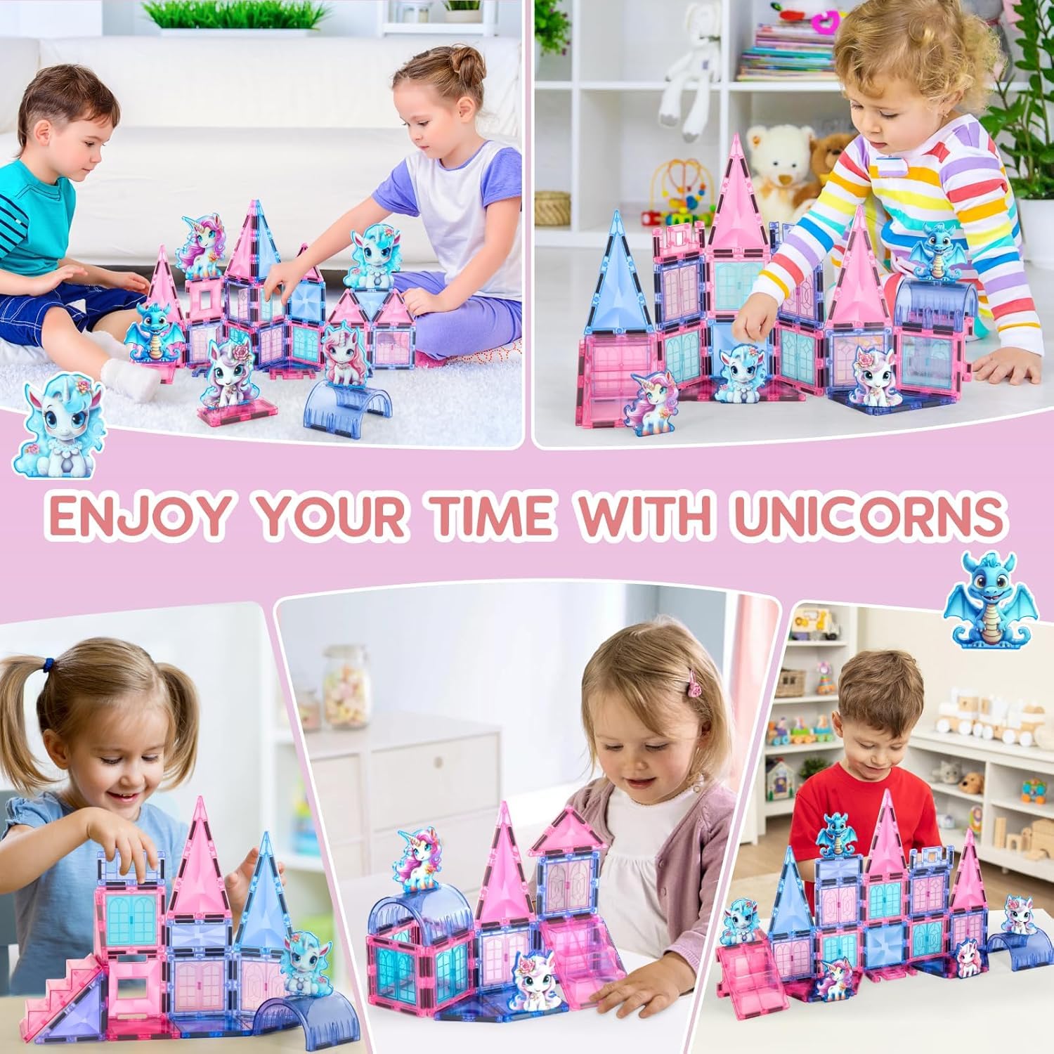 Storage bag included keeps tiles organized for quick cleanups after playtime.