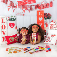 Vanow valentines pattern stickers for kids' crafts and decor
