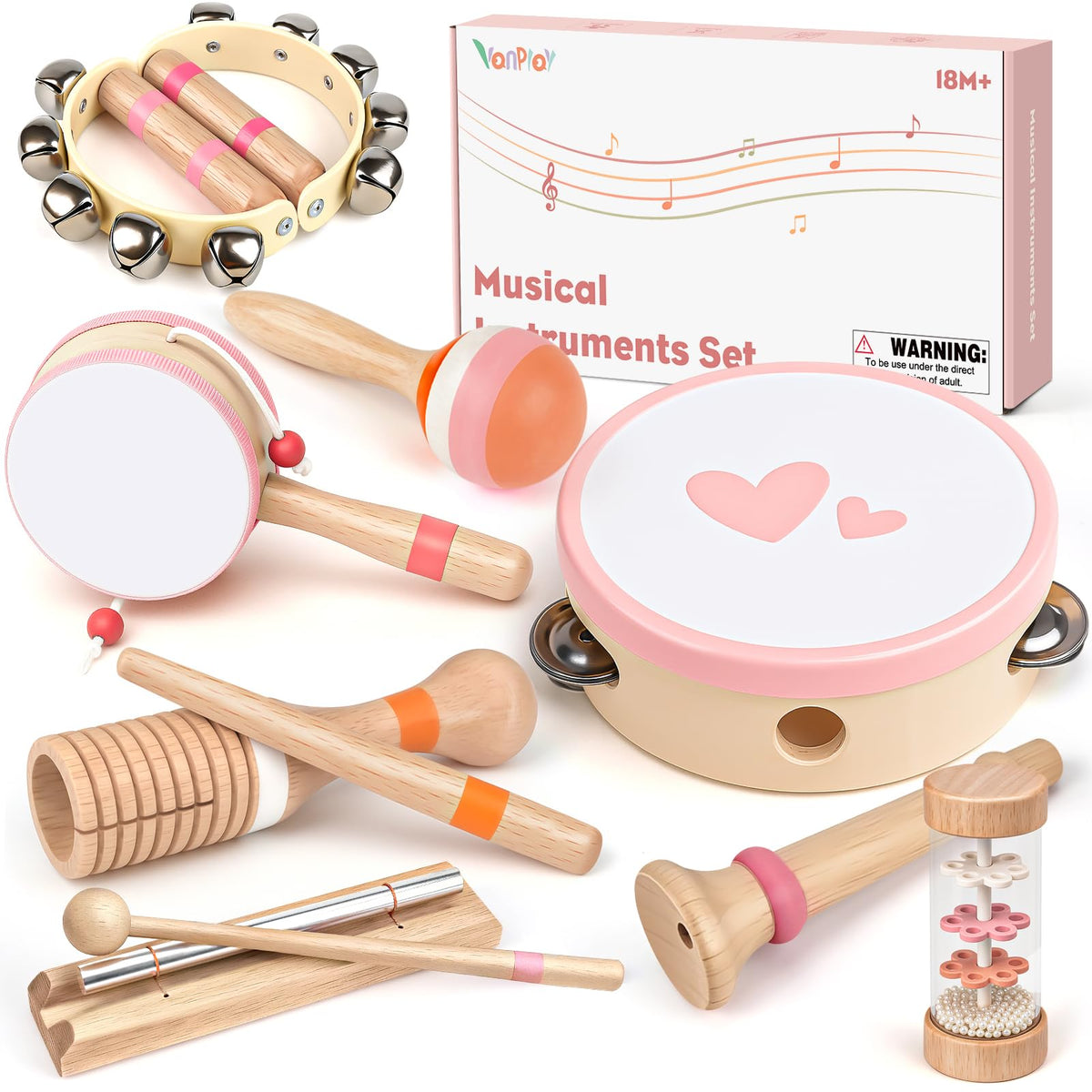 Vanplay maracas for toddlers invite simple rhythm play and sensory exploration