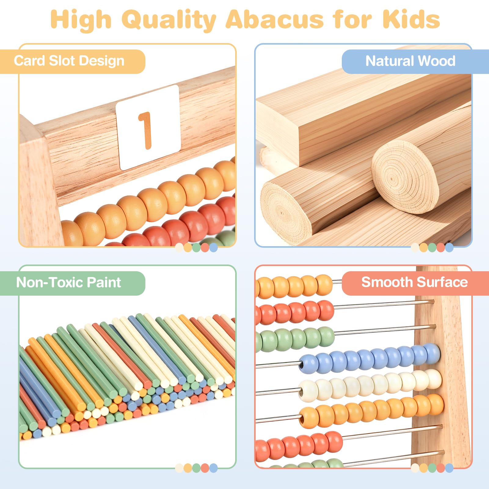 Vanplay kid using abacus shows interactive math play at home