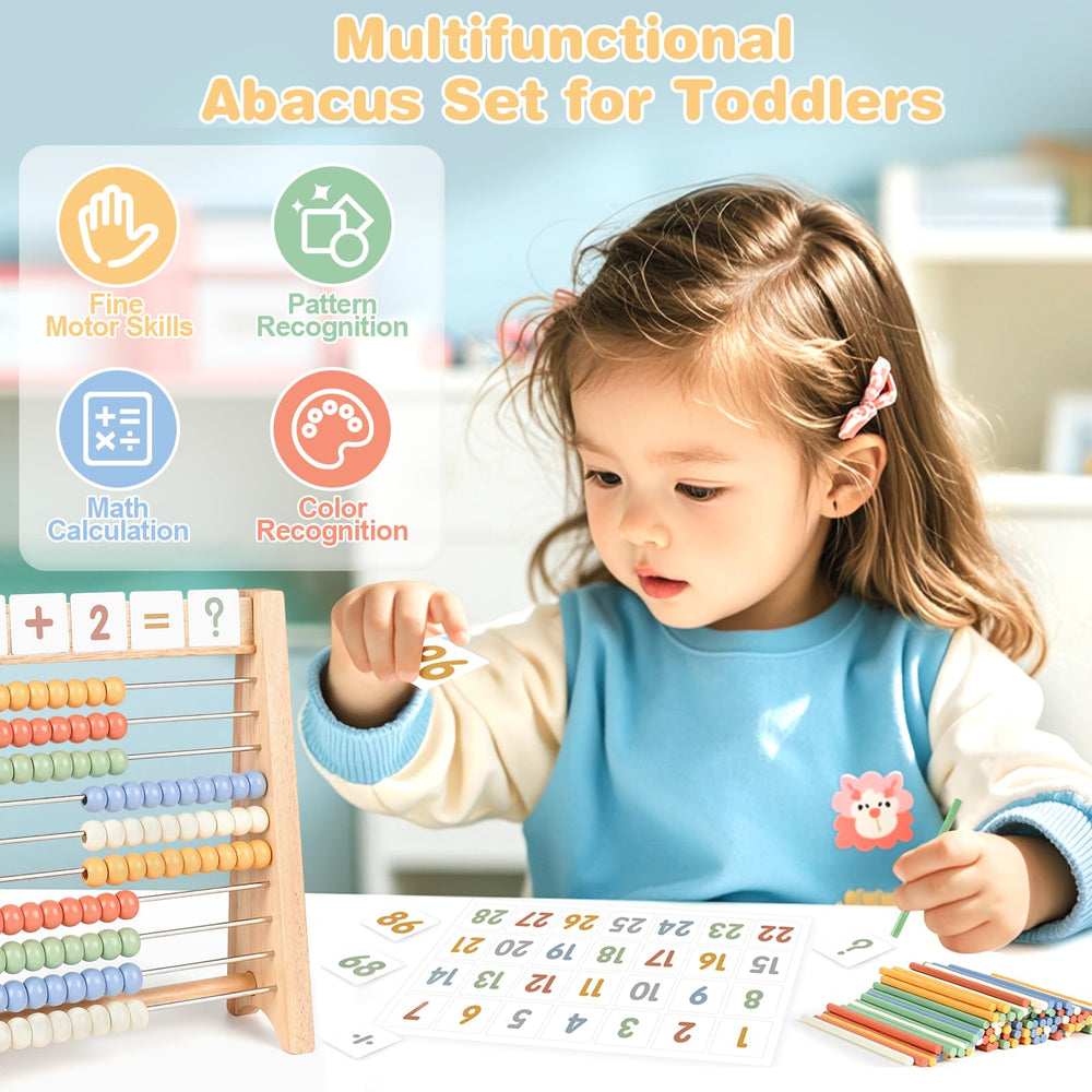Vanplay math cards offering visual prompts for basic operations
