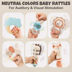 Vanplay easy-grip teether designed for little hands to explore and grab.
