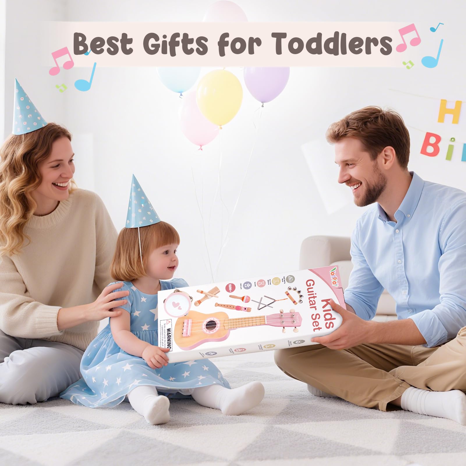 Vanplay 7-piece set ideal for family jams and celebrations.