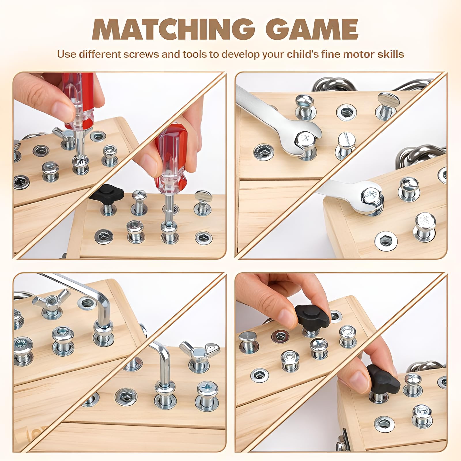 Vanplay lock-and-key activity showcases problem-solving and cognitive engagement.