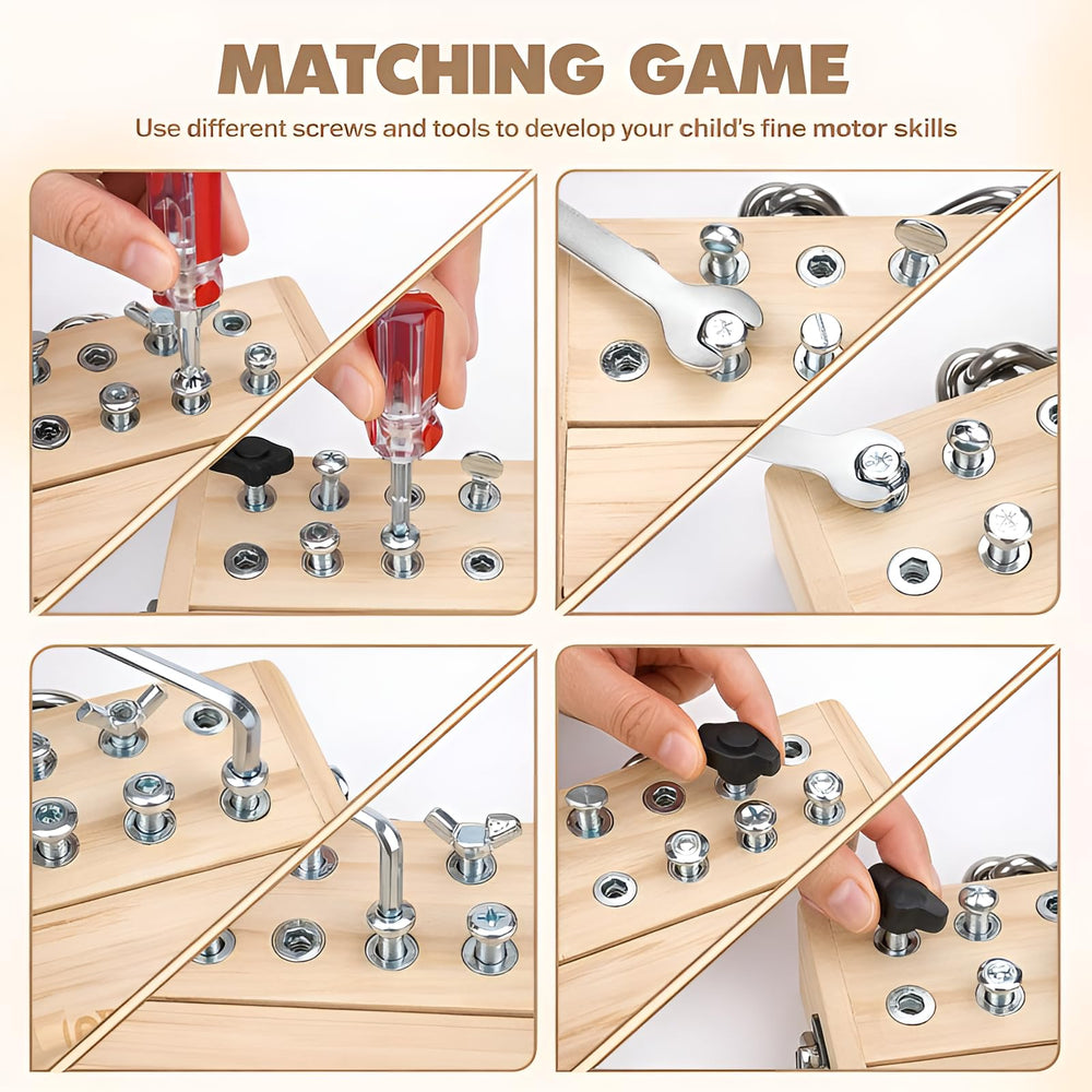 Vanplay lock-and-key activity showcases problem-solving and cognitive engagement.