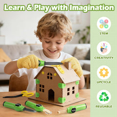 Vanplay scissors provide clean cuts for precise card designs.