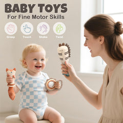 Vanplay 100% food-grade silicone keeps teething safe for chewing and soothing.